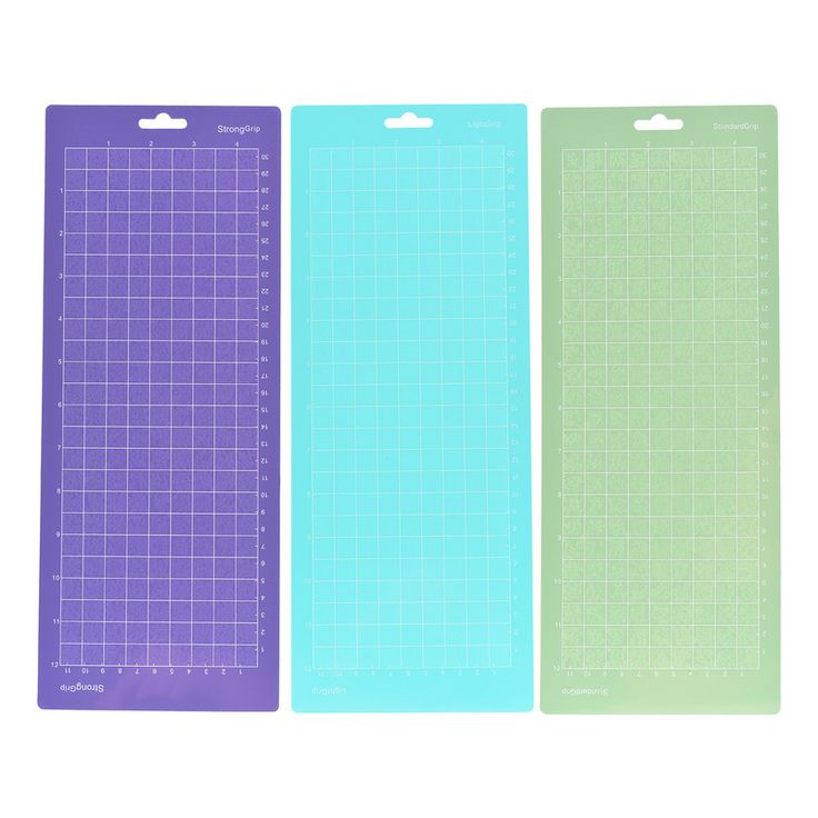 3 Peças De Tapetes De Corte 12x4,5 Para Silhouette & Cricut